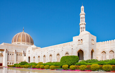 Sultan Qaboos Grand Mosque. Sultanate of Oman, Maskat