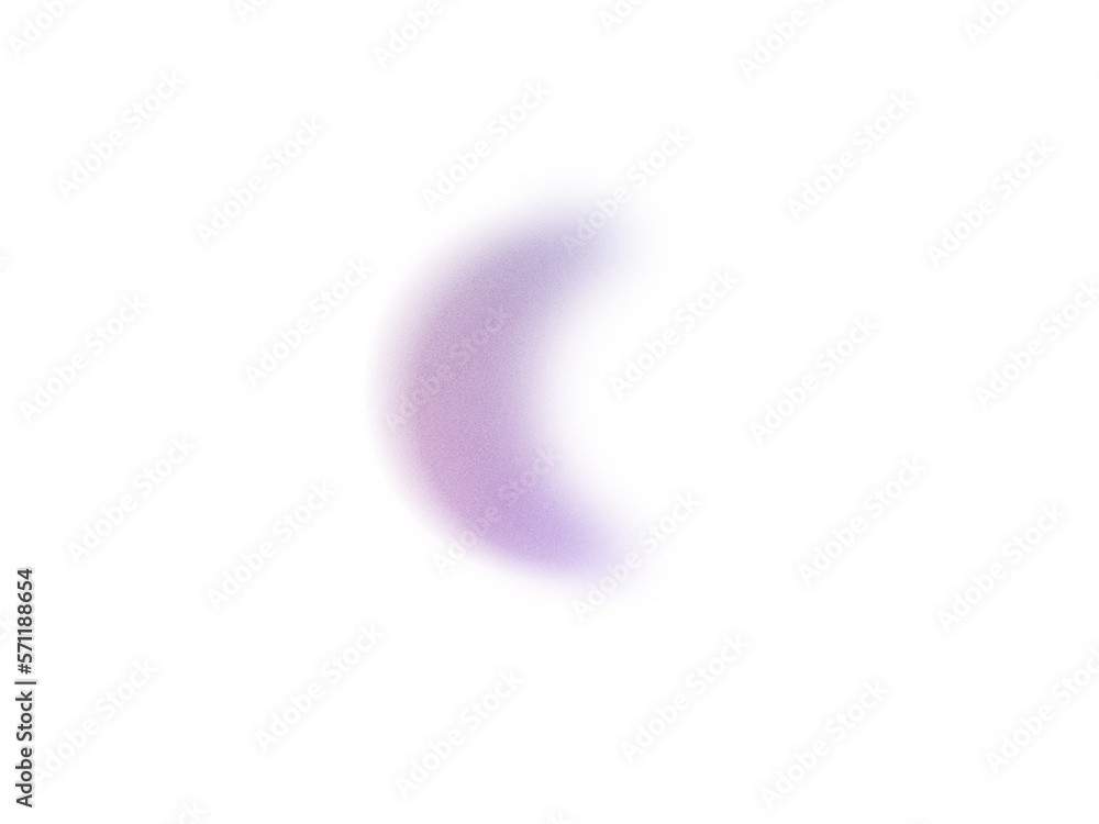 Aufkleber grainy gradient textured blob shapes. abstract transparent png element. trendy design resources, blu
