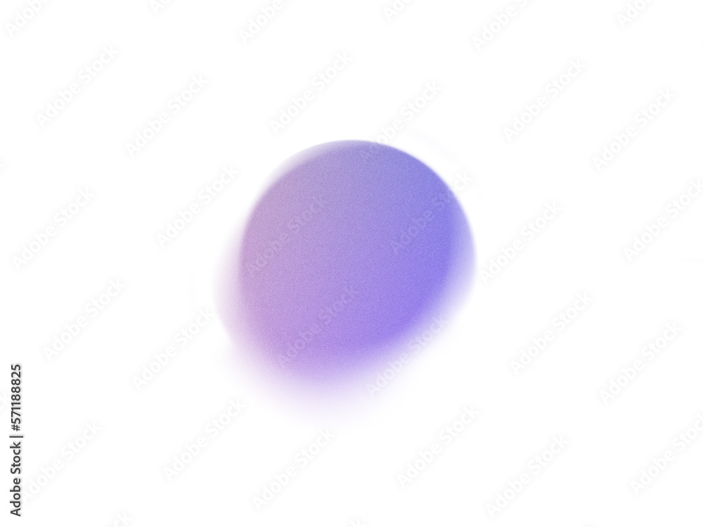 Aufkleber grainy gradient textured blob shapes. abstract transparent png element. trendy design resources, blu