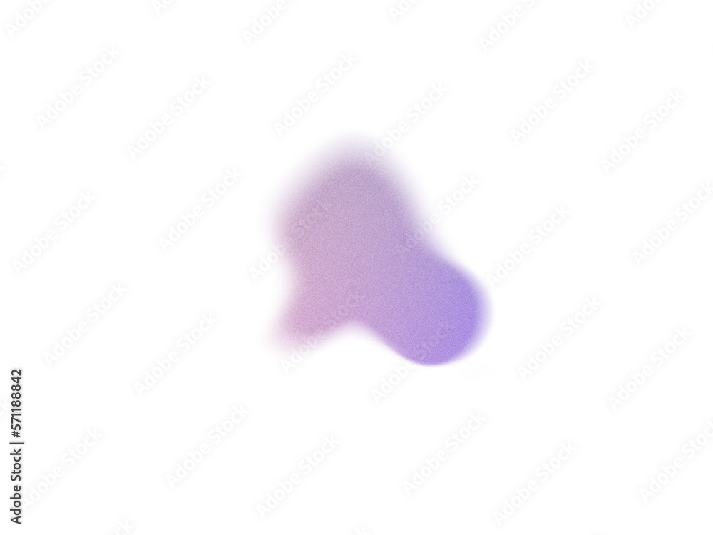 Aufkleber grainy gradient textured blob shapes. abstract transparent png element. trendy design resources, blu
