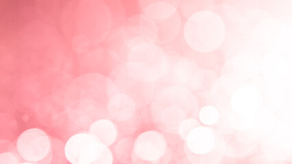 Abstract Pink bokeh defocus glitter blur background.