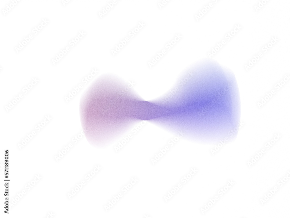 Aufkleber grainy gradient textured blob shapes. abstract transparent png element. trendy design resources, blu