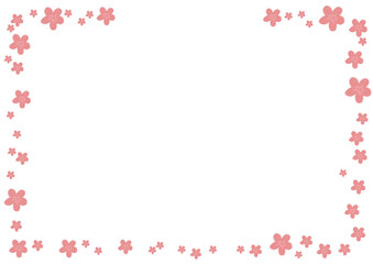 벚꽃 테두리 배경