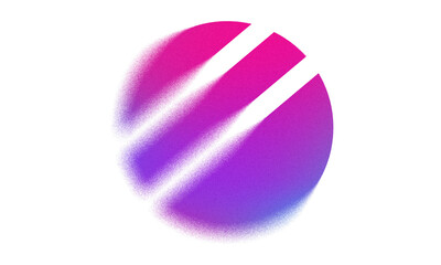 Abstract pastel neon holographic blurred grainy shaped gradient on white background texture. Colorful digital grain soft noise effect pattern. Lo-fi multicolor vintage. Metamodern Style.