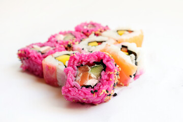 sushi colorato, colorful sushi