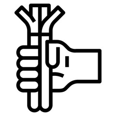 spring onion icon style