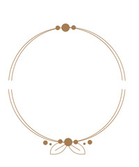Monoline Circle Frame