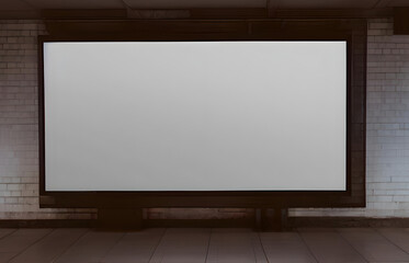 Blank Wall Billboard - Simple and Versatile Background