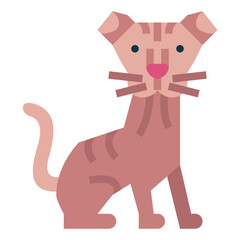 Ukrainian Levkoy flat icon style