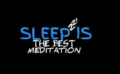 Sleep typography  design in vector illustration.tshirt,print and other uses