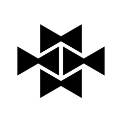 立鼓紋 / 輪鼓紋・四つ入合立鼓（よついりあいりゅうご）/ 四つ入子輪鼓（よついれこりゅうご）