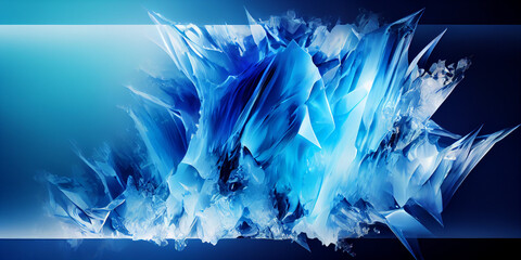 Abstract Ice Background