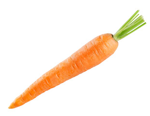 Carrot isolated on transparent background. PNG format	
