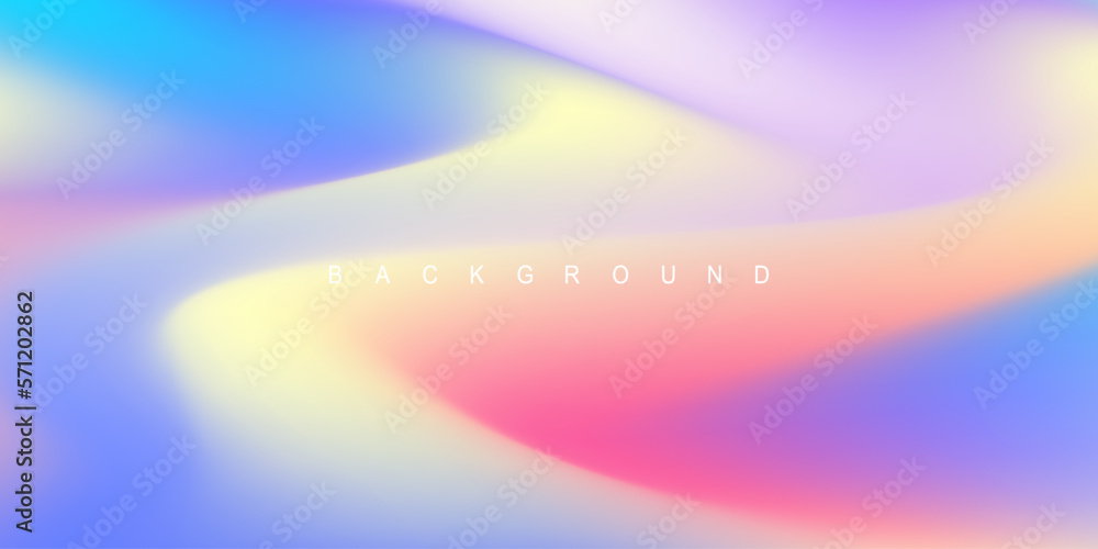 Poster abstract sky pastel rainbow gradient background. innovation modern background design for cover. land