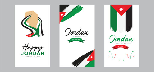Jordan independence day design template