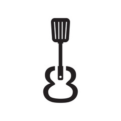Music performance restaurant logo design
