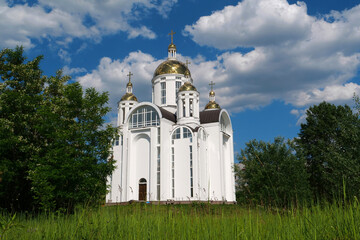 Church of St Andrew Pyervozvannoho and All Saints in Bucha town, Ukraine