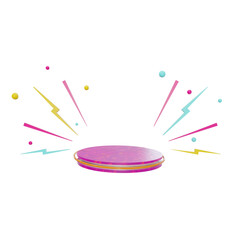 New Item Product Display isolated on transparent background 3d Illustration