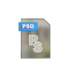 Format Icon  isolated on transparent background 3d Illustration