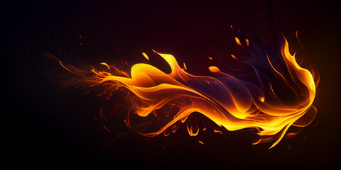 Abstract Fire Background