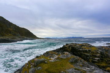 Fall in Lofoten islands, Norway