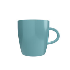 Coffe Cup isolated on transparent background 3d Illustration