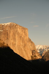 Yosemite el capitan in winter