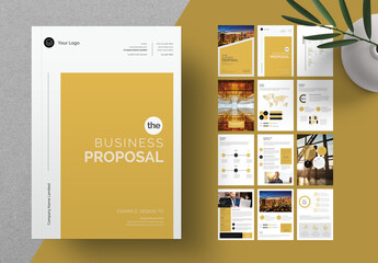 Business Proposal Magazine Layout