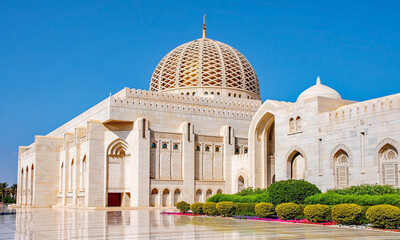 Sultan Qaboos Grand Mosque. Sultanate of Oman, Maskat