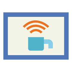wifi flat icon style