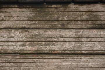 Fototapeta premium outdoor wooden floor, worn and dirty