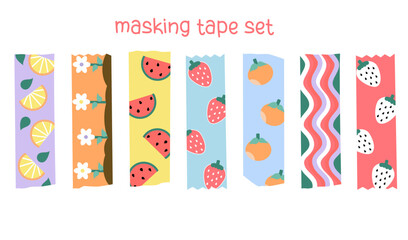Masking tape, washi tape, decoration, note, planner element, journal element, scrapbook, decorating