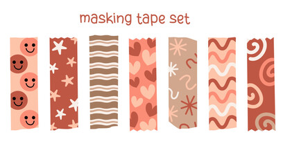 Masking tape, washi tape, decoration, note, planner element, journal element, scrapbook, decorating
