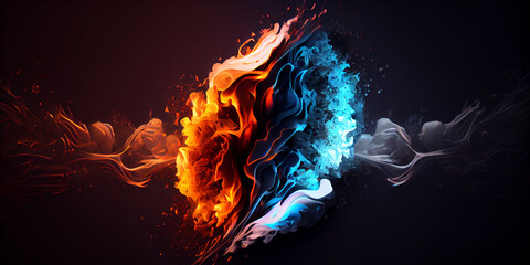 Abstract Ice and Fire Background