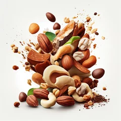 Fotobehang nuts and dried fruits © Darwin