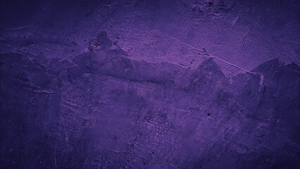 Abstract dark grunge purple wall texture background