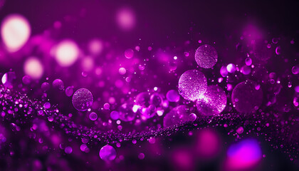 purple violet glitter, bokeh, background texture, Generative ai