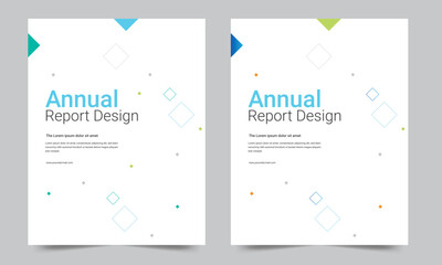 Cover design for annual report and business catalog, magazine, flyer or booklet. Brochure template layout. A4 cover vector EPS-10