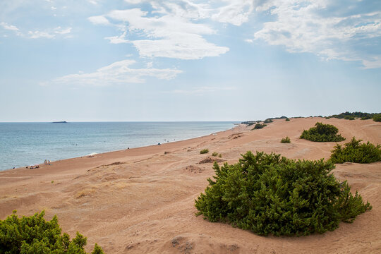 Dunes at Issos Beach, Corfu