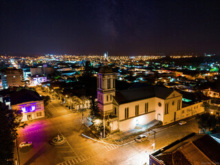 Igreja Matriz Camaquã - Imagem aérea - Rio Grande do Sul - Brasil / RS (Cidade de Camaquã)