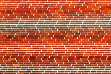 Large brick wall surface with unusual pattern as architectural background