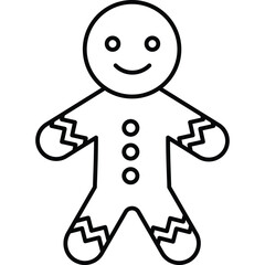 christmasgingerbread man and christmas