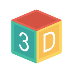 cinema and audio cube and 3d