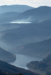 Obraz premium Barrage de Kandiwensteim Parc Naturel Régional des Ballons des Vosges, 88, Vosges, France