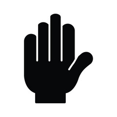 Obraz premium human rights hand and stop