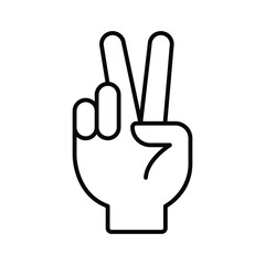 human rights victory and hand