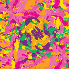 Fototapeta na wymiar Seamless abstract colorful pattern, Playful abstract texture repeats pattern, pop art, graffiti backdrop textile pattern