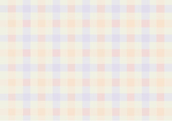 チェック柄の水彩イラスト背景素材