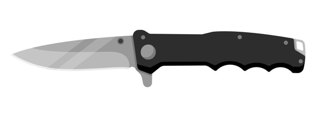 Jackknife. Cute jackknife isolated on white background. Vector illustration