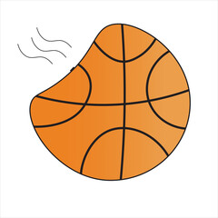 deflated basketball